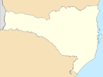 Brazil Santa Catarina location map